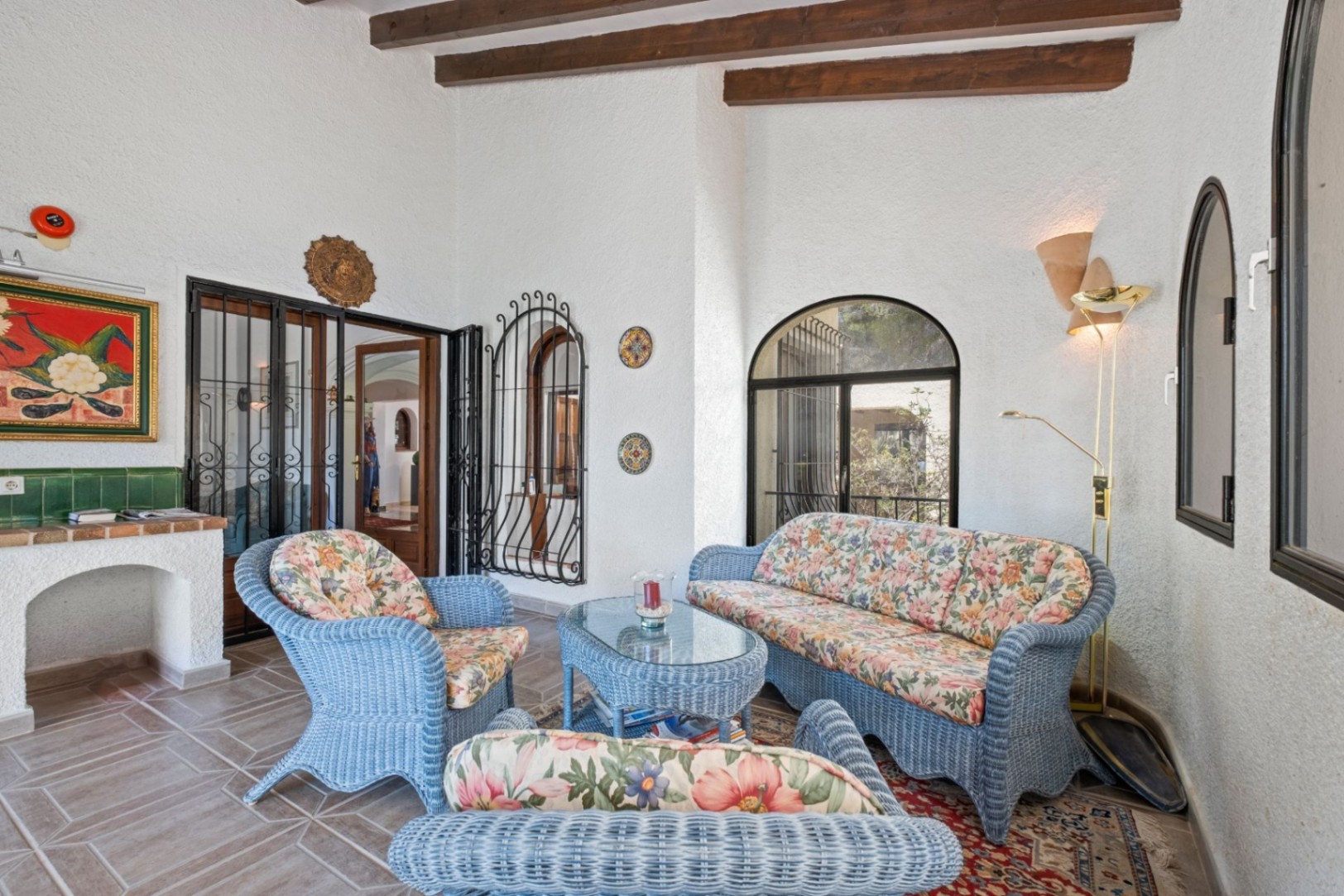 Villa mediterránea de una sola planta en la urbanización Santa Clara, Altea la Vella