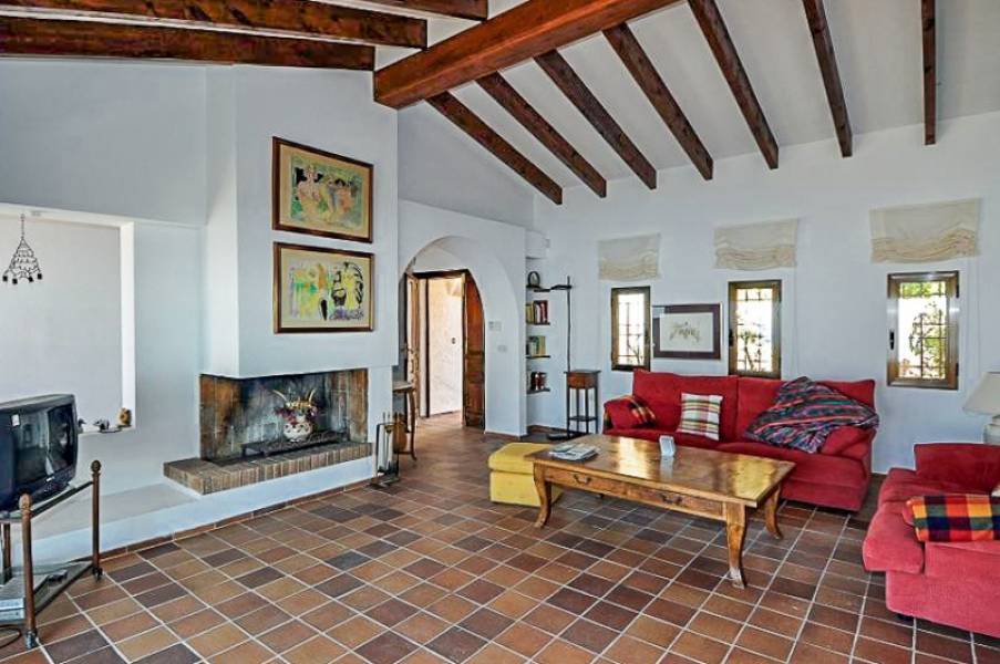 Villa individuelle avec vue panoramique sur la mer et appartement d'invités à Altea la Vella