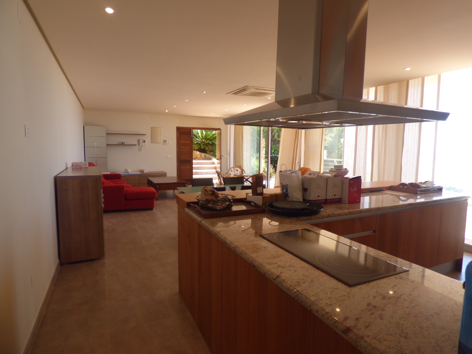 Villa individuelle avec vue panoramique sur la mer et appartement d'invités à Altea la Vella