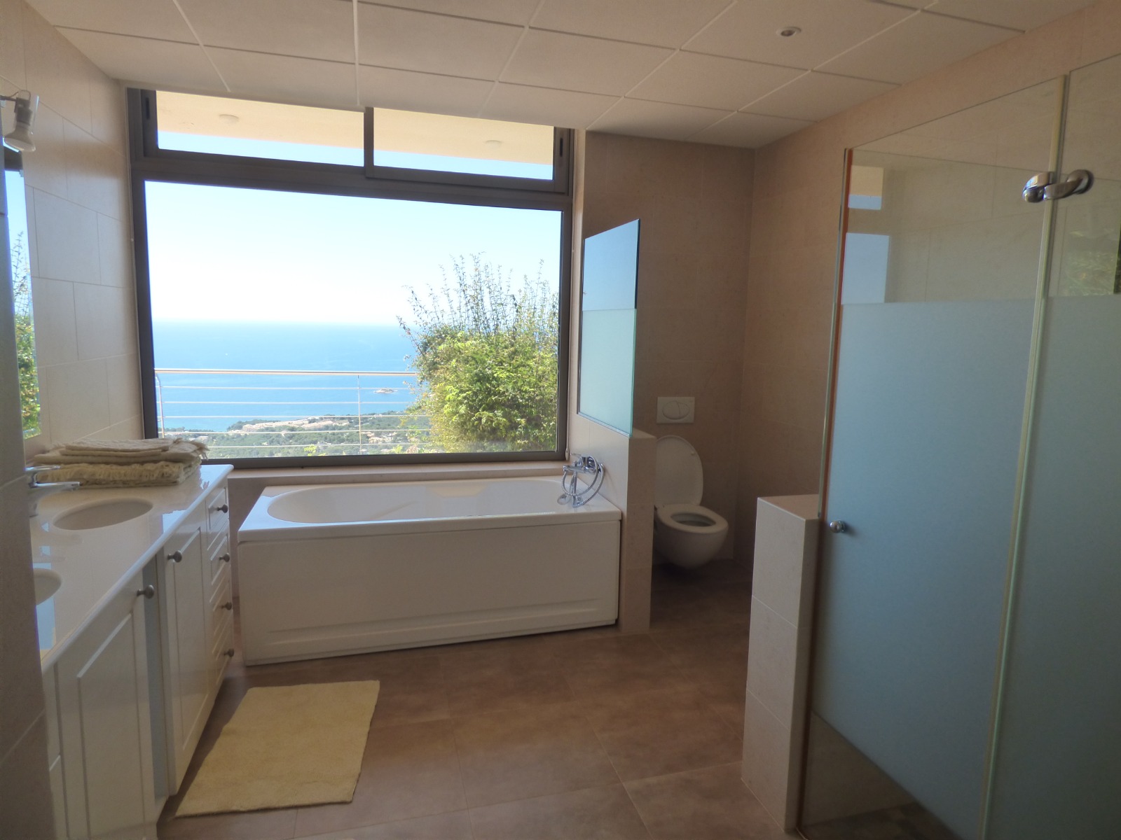 Villa individuelle avec vue panoramique sur la mer et appartement d'invités à Altea la Vella
